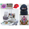 Commercial Single Head Embroidery Machine for Cap, T-Shirt and Flat Embroidery